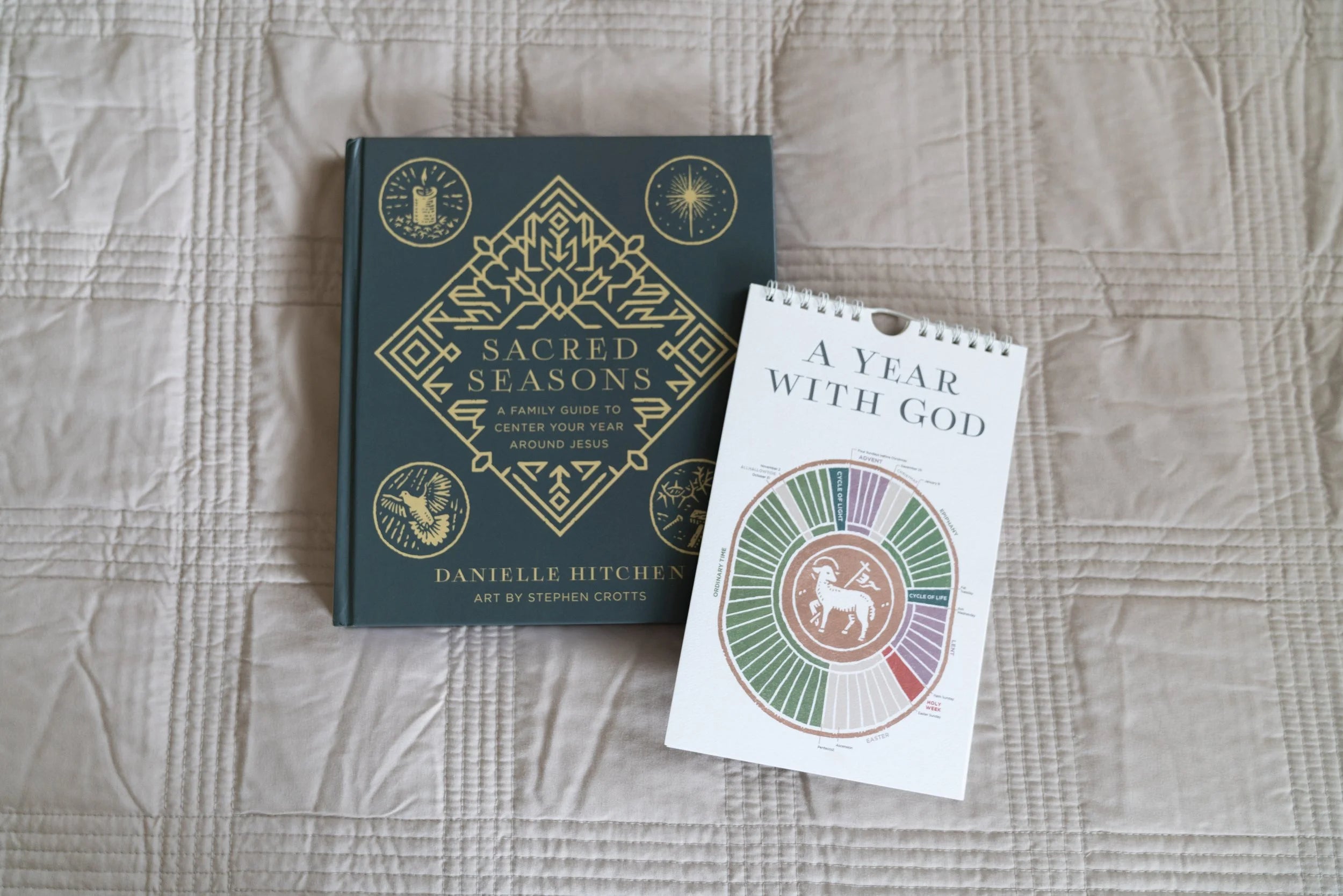 Sacred Seasons + Liturgical Year Perpetual Wall Calendar Set