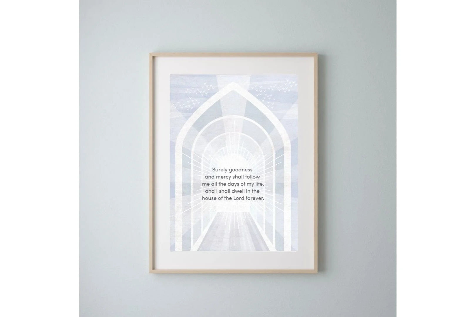 Psalm 23 "White" Print