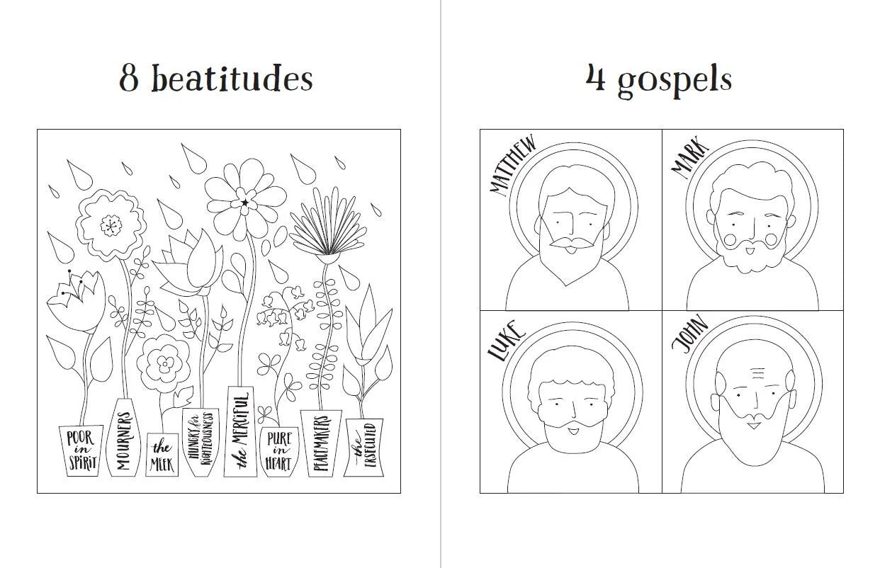Printable Coloring Pages - First Bible Basics