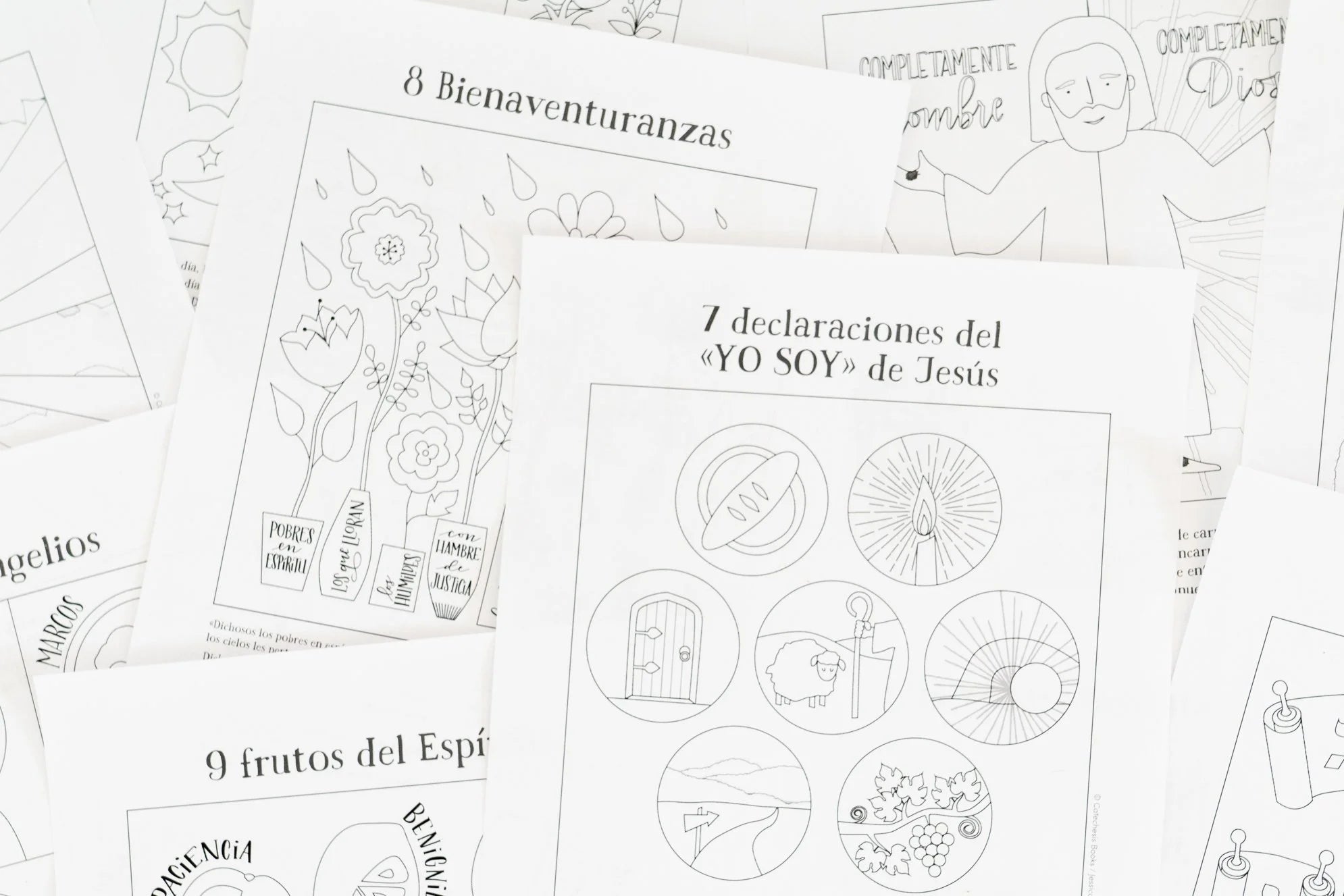 Páginas de colorear: Primeros principios bíblicos