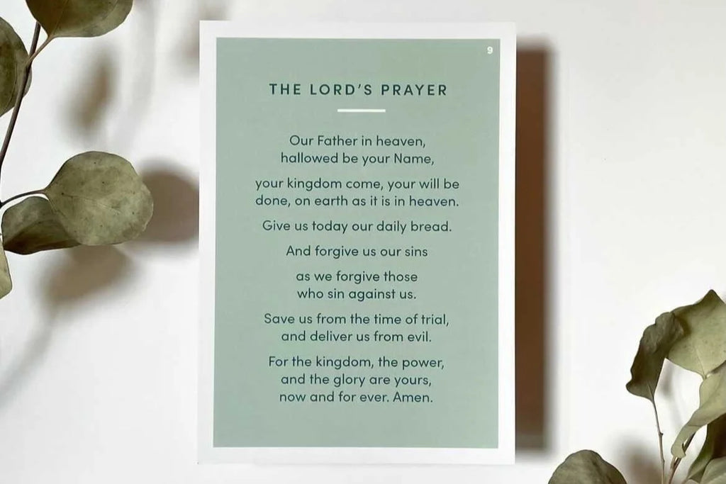 PRINTABLE Lord's Prayer Cards