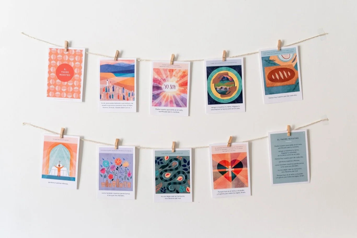 IMPRIMIBLES: Tarjetas de "El Padre Nuestro"