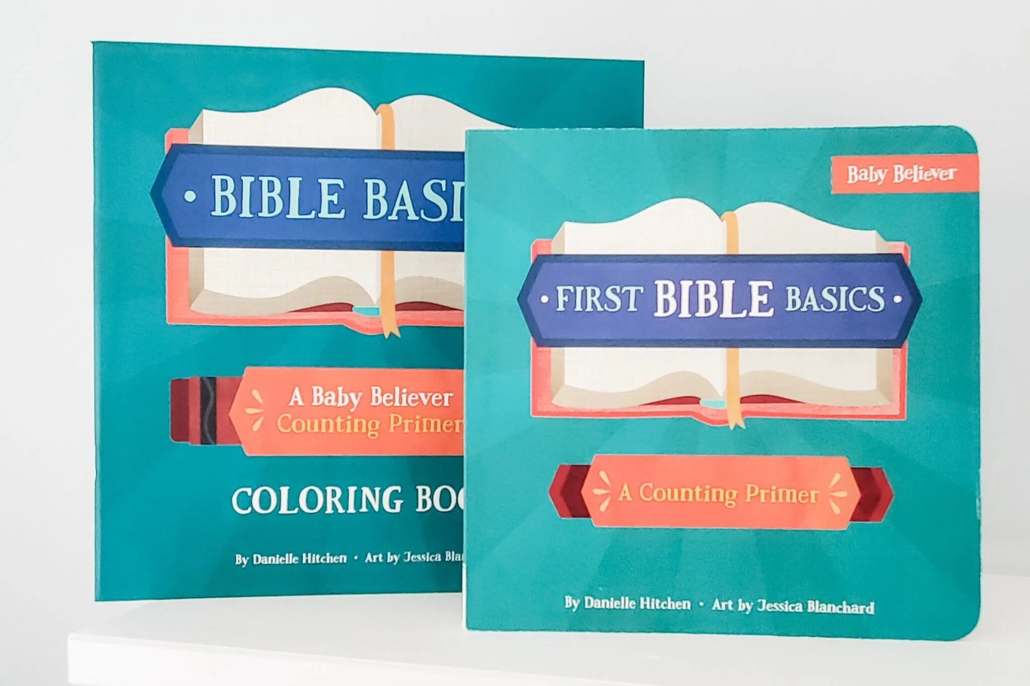 First Bible Basics Book + Coloring Book
